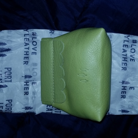 PLG Portland Leather Goods AP Penny Pouch Sugar Snap - Picture 3 of 5